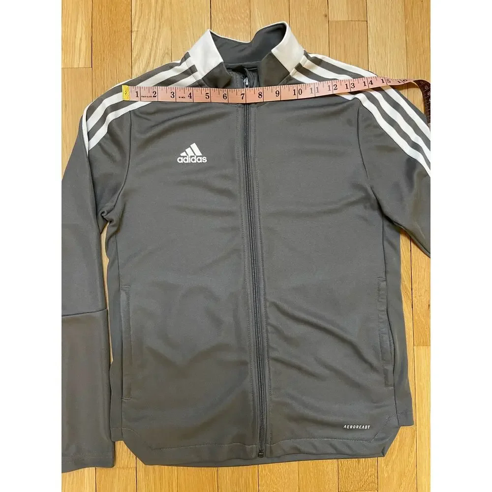 Adidas 2 Piece Set Jacket and Pants Gray